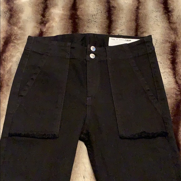 Rag & Bone Denny High Rise Ankle Skinny Jeans - Picture 6 of 10